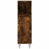 Vidaxl 3-Piece Bathroom Furniture Set, Smoked Oak