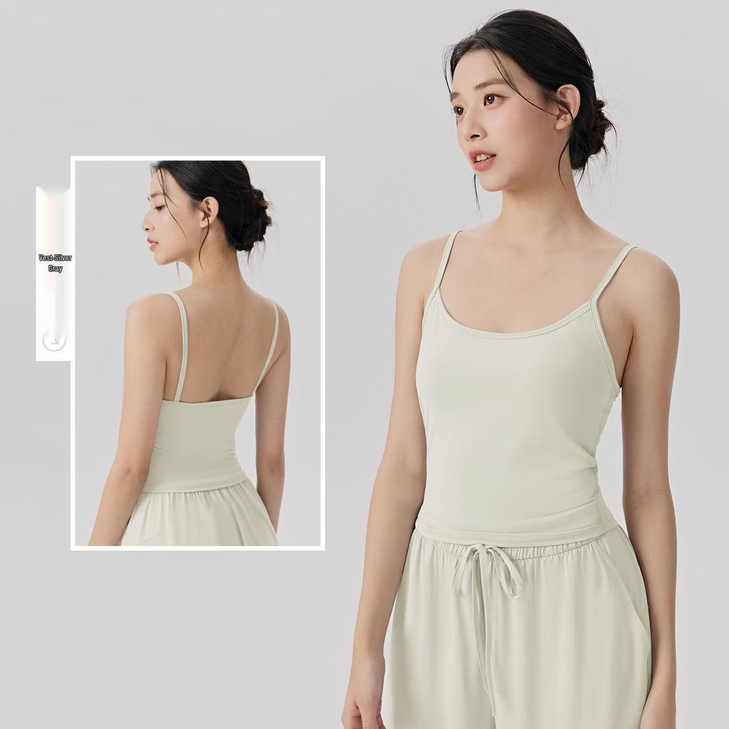 Women's Three-Piece Yoga Suit: Casual Pilates Fitness Set with Sun Protection