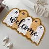 Skin-friendly Halloween Imitation Cashmere Floor Mat - Wear-resistant, Dustproof, Easy To Clean Rug for Bedroom or Bedside