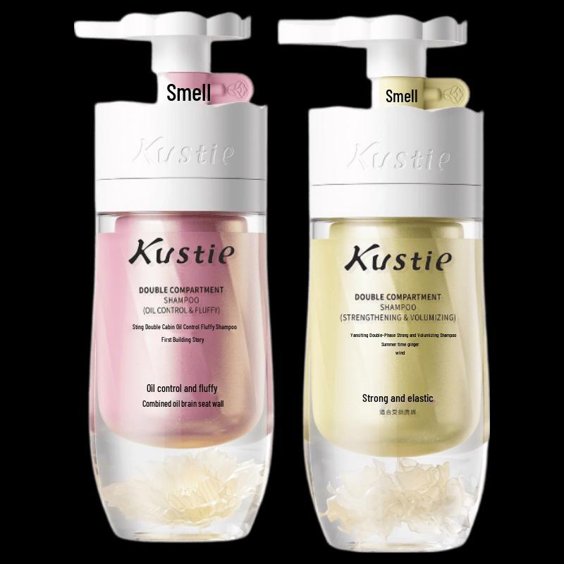 Kustie Dual Chamber Shampoo Set