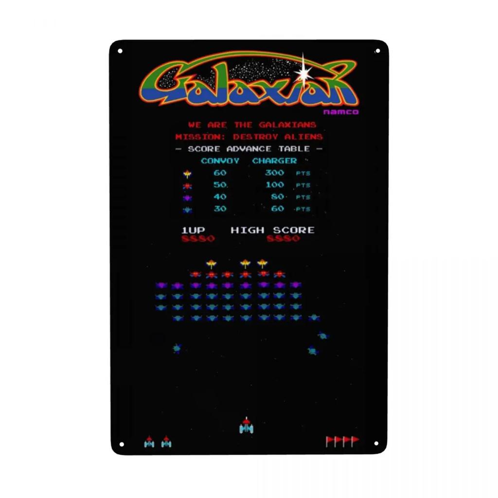 Vintage Donkey Kong Metal Tin Sign Rectangle Custom Arcade Video Games Signs Plaque Bar Cafe Restaurant Wall Decor Art