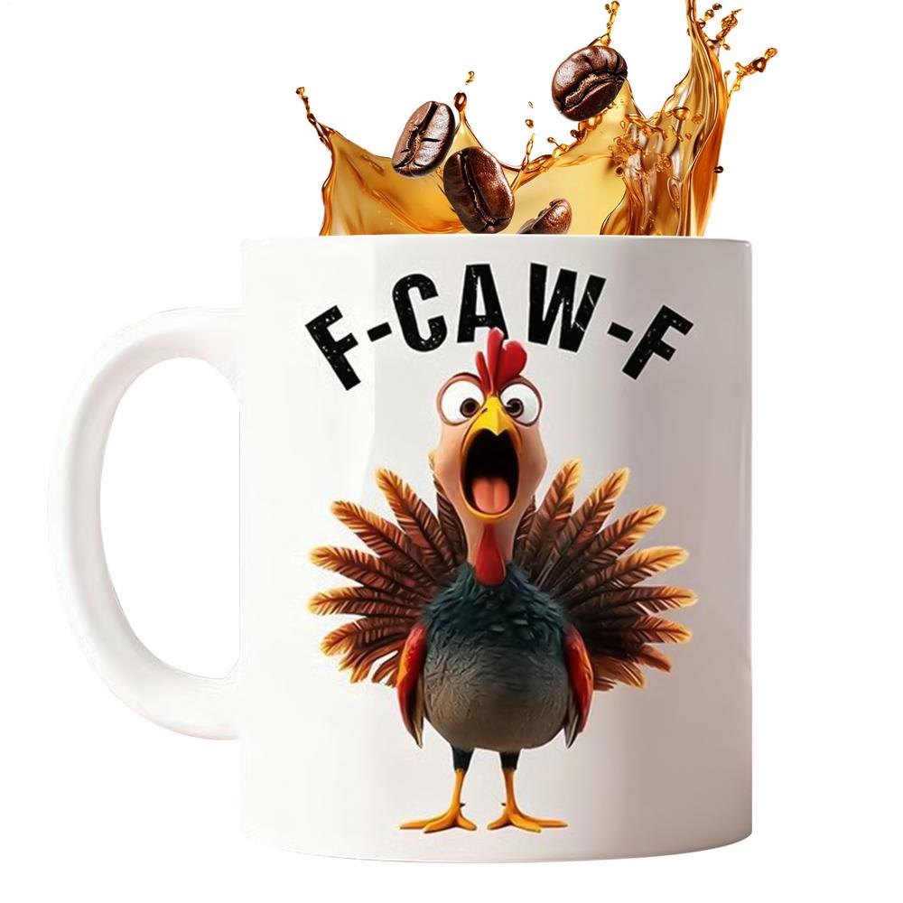 

Rooster Mug 350ML Ceramic Farmhouse Farm Animal Tea Cup For Halloween Holiday Thanksgiving Christmas Birthday Fall Autumn Party 350ml