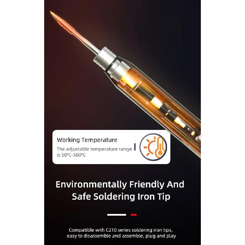 SEQURE S60 with Toolkit Nano Electric Soldering Iron Precision Portable Anti-static Soldering Pen Support PD|QC Power Supply