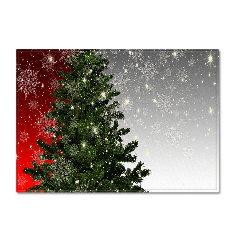Christmas Living Room Floor Mat Bedroom Dining Room Carpet Carpet Doormat