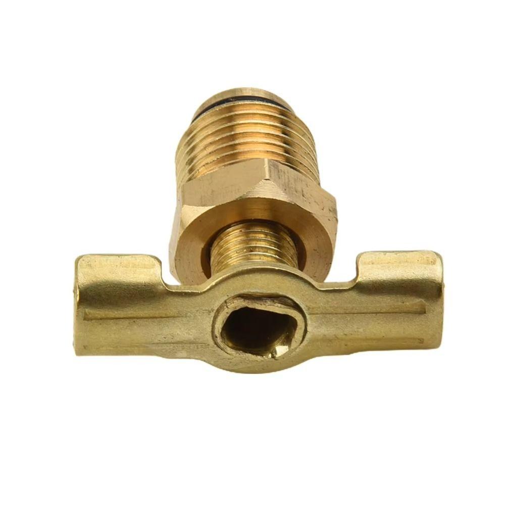 T-Handle Blowdown Valve Brass Drain Plug Valve for Condensate Blowdown Drainage