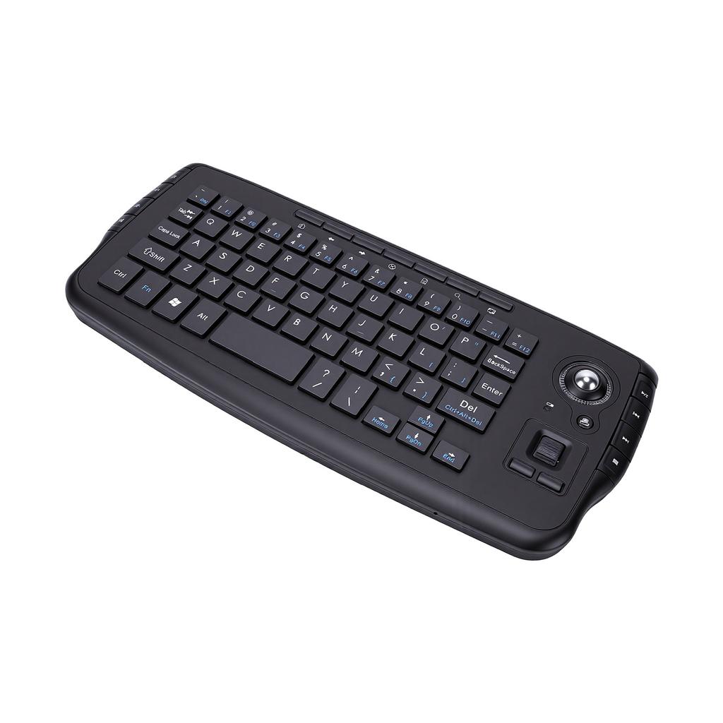 2.4Ghz Wireless Keyboard with Trackball Mouse Scroll Wheel for PC Support for Android TV Box