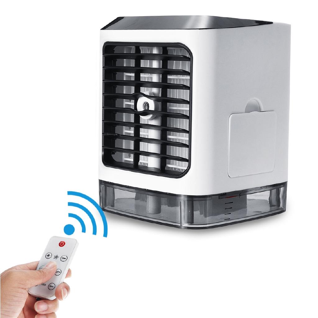 Portable Desktop Air-Cooler Portable Mini Fan Evapolar Humidifier 3 Gear Speed Remote With Remote Control for Home Office