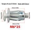 Expansion Screw 20pcs Nuts With Screw Lantern Shape Metal Nut Panel License Iron Sheet Plate Clamp Lock Jack Nuts Fastener