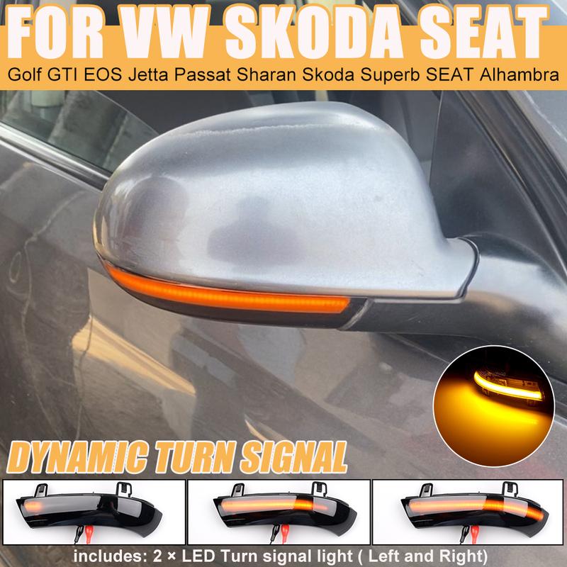 Dynamic Blinker Mirror Light Turn Signal LED For Volkswagen Passat B6-Typ  2005-2010 Prefacelift B5.5-Typ 3BG 2001-2005