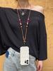 Detachable Hand-beaded Phone Lanyard Retro Neck Slant Phone Accessories