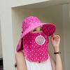 Premium summer sun hat, large brim, UV protection, face cover, shawl, neck protection, sun protection hat, sunshade tea picking women's hat