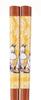 MOOMIN Pair of Natural Wood with Chopstick Rest With Day Gift for Birthday Made in Chopsticks, 23cm, Set, "Time Mamma," Mother's Gift, Women, Gift,
