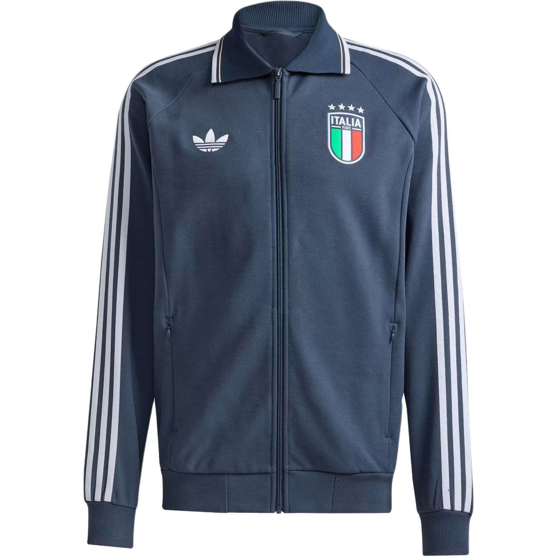 Adidas Originals 2026 World Cup Italy Team Retro Sports Training Jacket Unisex Jacket JY9599 XL