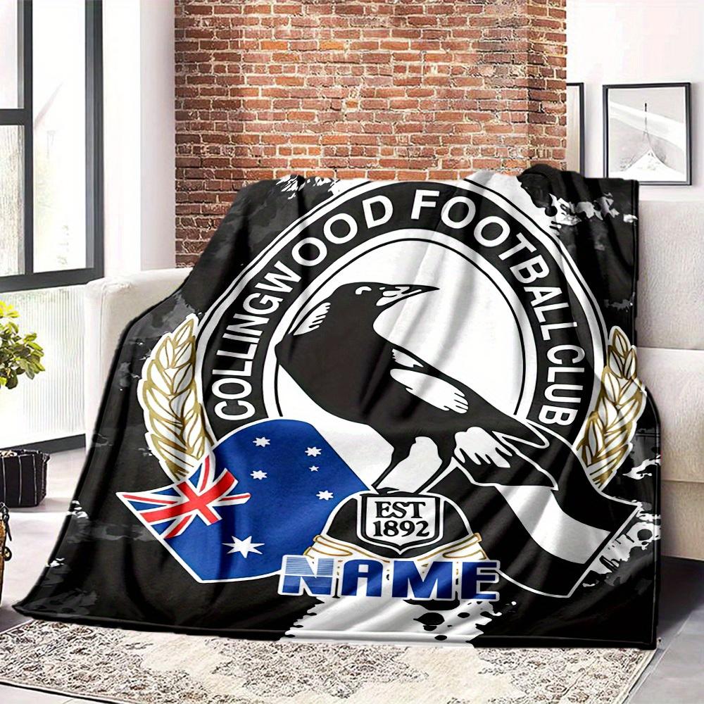 Football Club Home Customize Your Name Blankets Comfortable Soft Lightweight Allseason Multipurpose Blanket For Picnics Sofas Offices Beds Living
