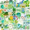 50 Environmental Protection Phrases Graffiti Stickers Suitcase Stickers Mobile Phone Tablet Computer Decoration Stickers