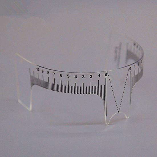 Reusable Eyebrow Stencil Makeup Microblading Measure Symmetrical Tattoo Ruler