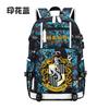 3 Piece School Backpack Set for Students Large Capacity Oxford Cloth Schoolbag with Shoulder Strap and Pencil Case
