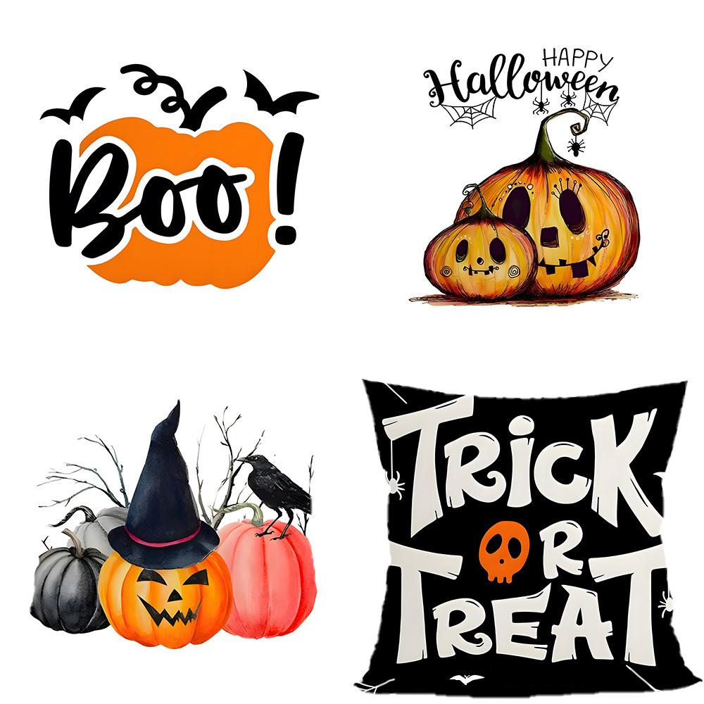 Halloween Pillowcase Pumpkin Skull Funny Ghost Cushion Cover Sofa Living Room Decoration Pillow