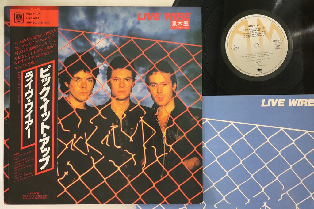 LP Record LIVE WIRE - Pick It Up AMP6072PROMO A&M 1979 Japan Obi Rock Used
