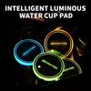 2PC LED Illuminated Car Water Cup Coaster Auto Interior Atmosphere Light Coaster for Mercedes Benz C260 W204 W205 W211 W212 W190