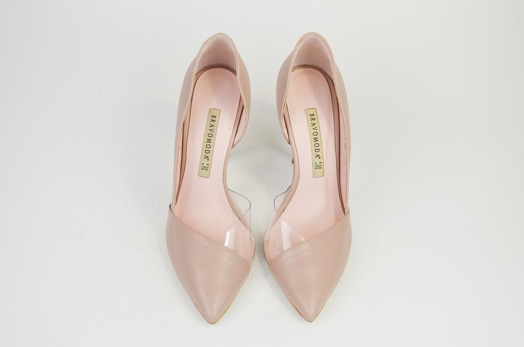 Lodičky Bravo Moda 1796 38 Pudr kůže-silikon