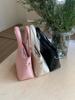 Summer fresh and simple bucket bag for women 2025 new solid color commuting shoulder bag, hand-held vegetable basket crossbody b
