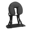 Beauty Bed Headrest Cradle U Shape Adjustable Folding Massage Table Face Cradle Pillow for Beauty Salon Black