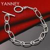 925 Sterling Silber 8 Zoll Exquisites Klassisches Armband Damen Modeaccessoire Hochzeitsfeier Gastgeschenk Schmuck