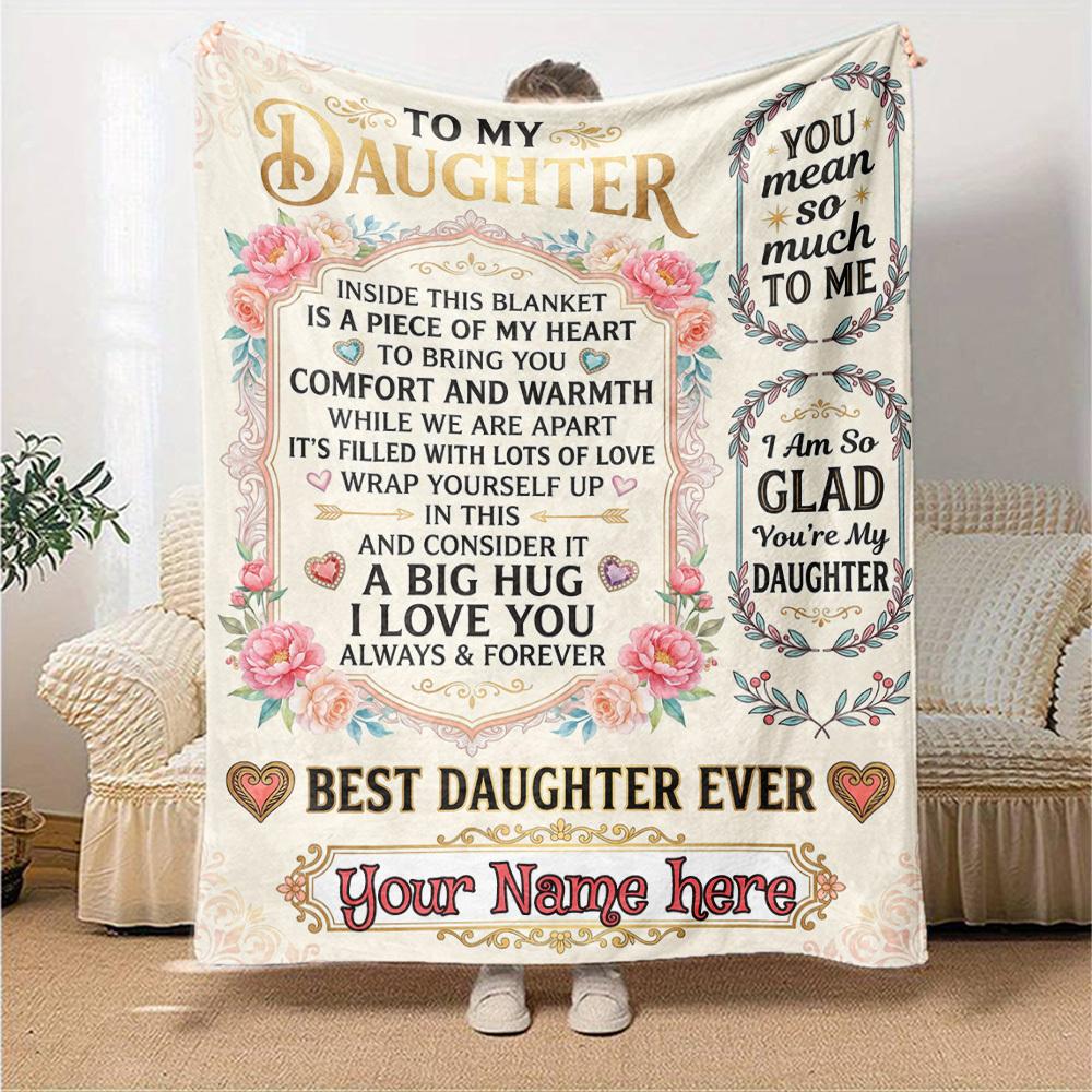 Love And Comfort Blanket Customize Your Name Blankets Are Warm Soft Blankets Perfect For Naps Sofas And Relaxation They Also Make Great Christmas