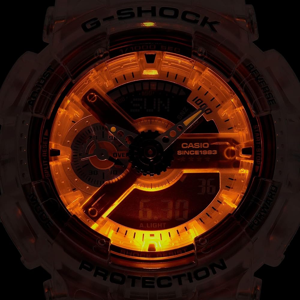 Casio G-Shock GA-114RX-7A Analog-Digital Watch Water Resistant Shock Resistant White