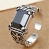 Copper Ring Classics Black Zircon For Man Women Wedding Engagement Jewelry Accessories Fashion High Quality Gift