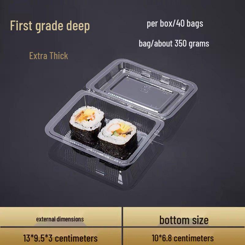 Disposable Rectangular Sushi Box