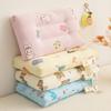 Children's Double Layer Cotton Cartoon Pillow, Ideal for Kindergarten Naps and Neck Support.