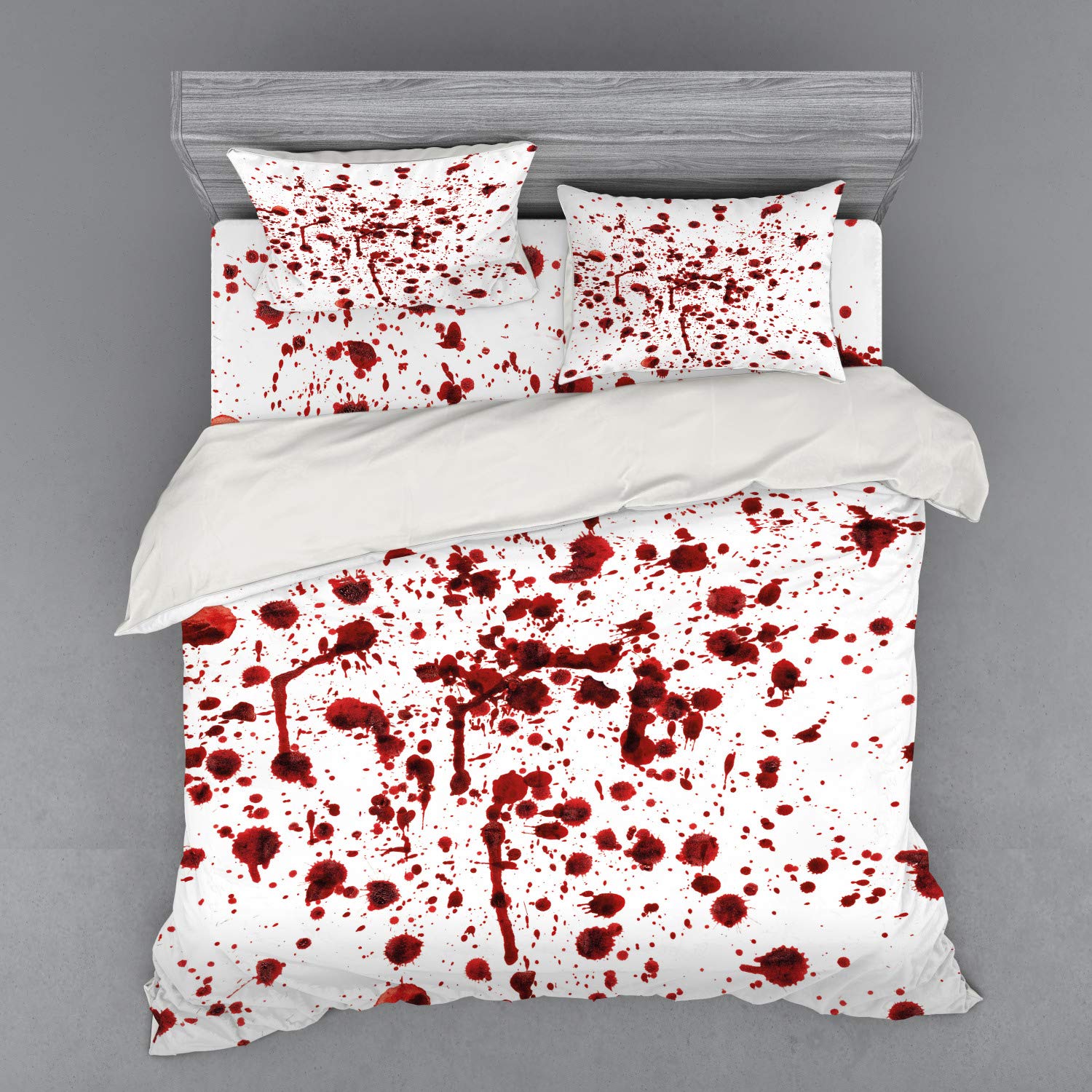 

Comforter Splashes Of Blood Queen King Size Lightweight S Room Decor Horror Themed No Comforter Comforter (quilt)-EU Single(135*200cm)3pcs
