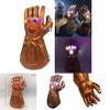 Guantelete del Infinito de Vengadores 3 Infinity War de Calidad Premium Luz LED Guantes de Thanos Accesorio de Cosplay Para Entusiastas