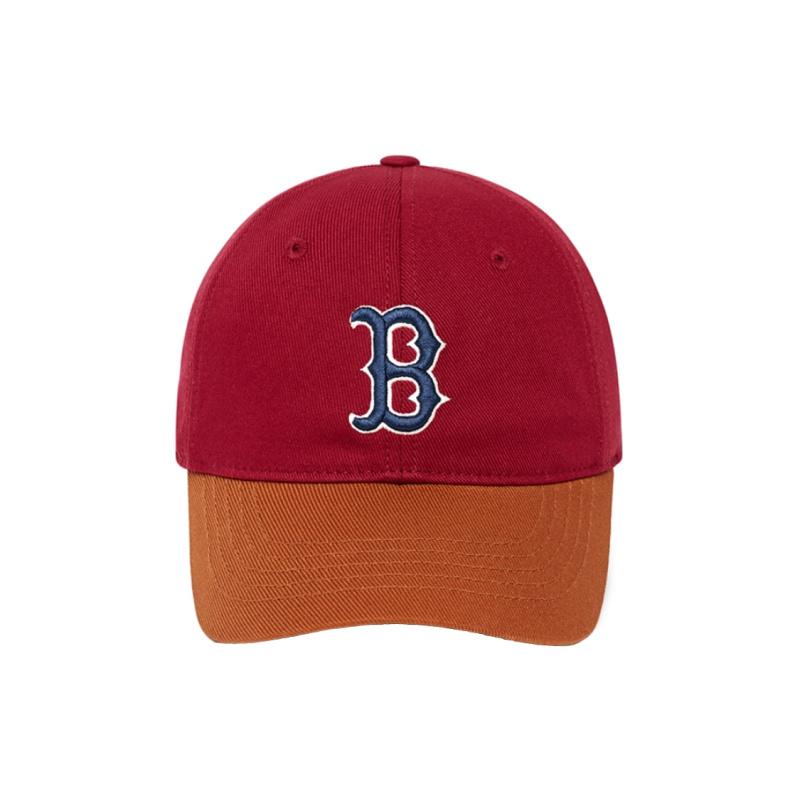 MLB Cotton Baseball Caps Unisex Red Fashion 3ACP0102N-43WIS