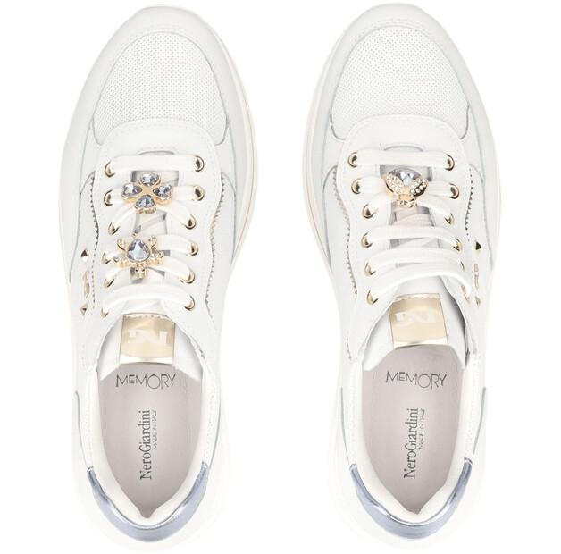 Кроссовки Nero Giardini Leather Platform Sneaker