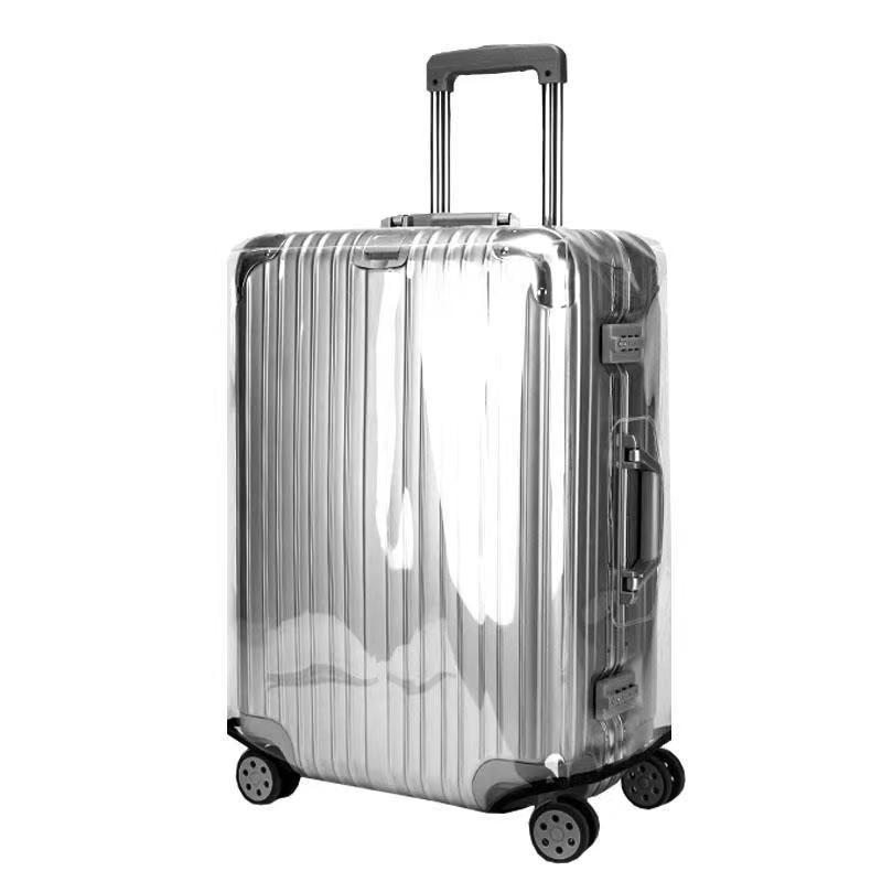Clear Thickened Waterproof Luggage Cover for Suitcases - Dustproof Protection for 20/24/26/28 Inch Trolley Cases
