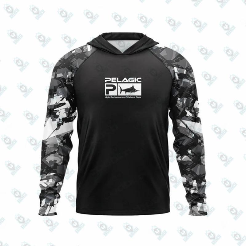 

Men s UV Protection Lightweight Hooded Fishing Sweatshirt 6XL