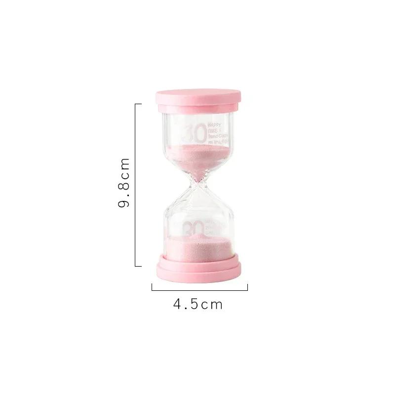 Hourglass Set 1-60 minutes Creative home Chronograph ornaments Plastic safety Sand Clock Hourglass for Children Kids Gift 1pcs