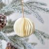 Exquisite Paper Christmas Tree Honeycomb Ball Hanging Mini Christmas Tree Pendant Lantern/Spherical Birthday