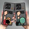 Funda Back Phone Cover Case for Xiaomi Redmi Note 14 12 14C 11 13C 9S 10 A4 13 Pro Plus One Pieces Zoro Luffy
