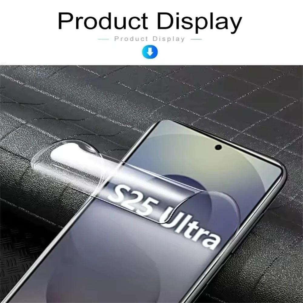 For Samsung Galaxy S25 S24 S23 S22 S21 S20 S10 S9 S8 Plus Note 20 Ultra 10 9 8 Plus FE HD Clear Full Cover Soft Hydrogel Film Screen Protector