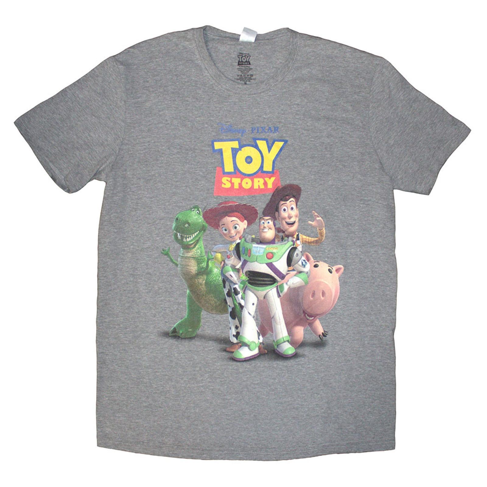 Toy Story Characters Distressed T Shirt XXL