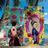 Art F-Frida K-Kahlo Asciugamano Asciugamano da Spiaggia Viaggio Leggero Delicato sulla Pelle per Piscina Spiaggia Campeggio Crociera Estate