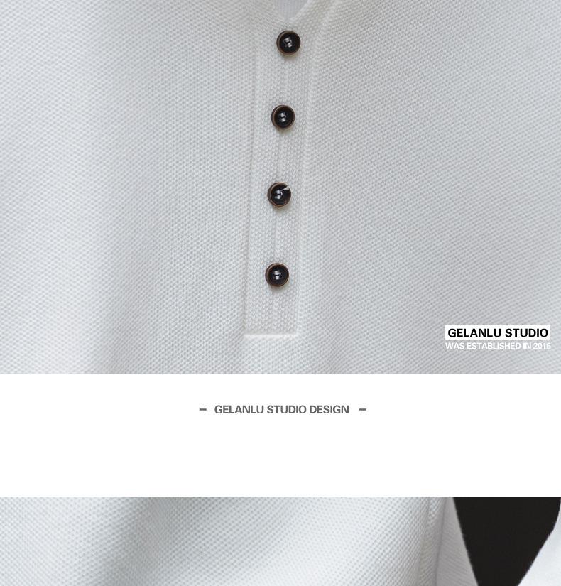 Premium Retro American Henley Collar Long Sleeve Men's Hoodie - Autumn Plus Velvet, Loose Fit High-Grade Pure Cotton POLO Shirt
