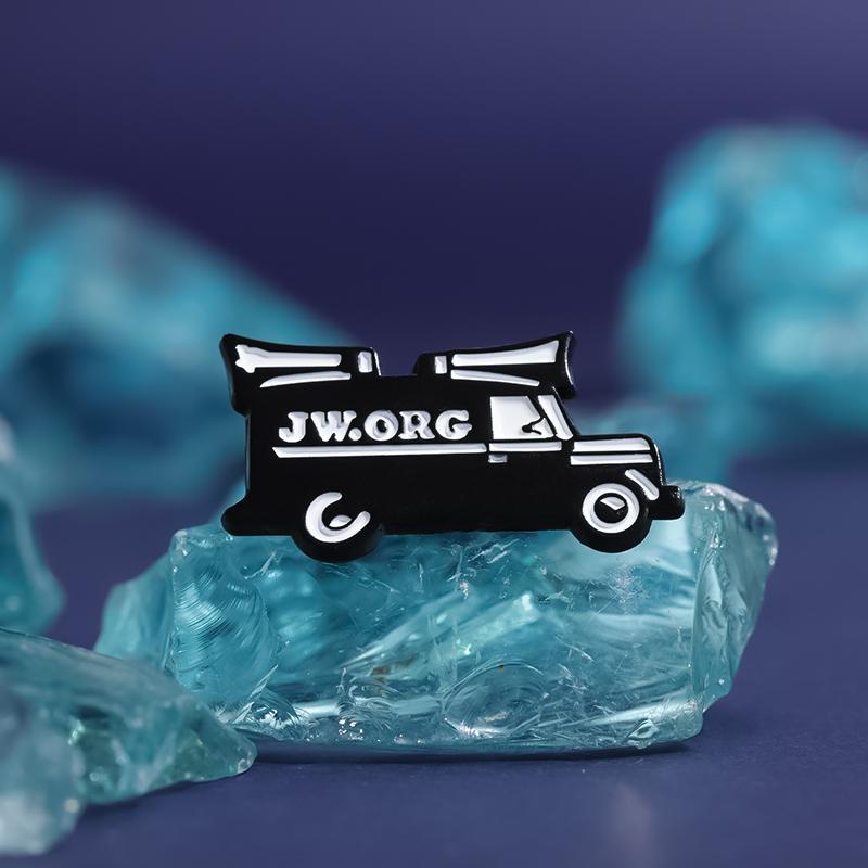 JW ORG Enamel Pins Custom Creative Cartoon Brooches Lapel Badges Funny Jewelry Gift for Kids Friends