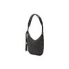 Gucci Horsebit Slim Series Double G Logo Zipper Closure Denim And Leather Trim Handbag Small Women Handbags Black Gray 774719-FACZ1-4952