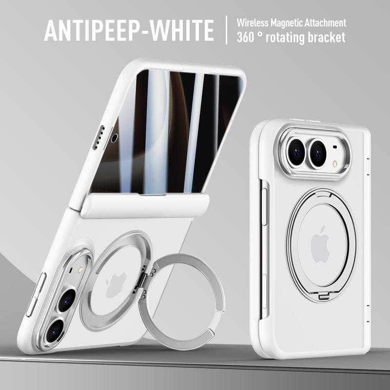 Pro IPhone Duo Magnetický Stojan Pouzdro na Telefon pro Magsafe Ultra Soukromí Anti-Peep Tvrzené Sklo Ochranné Pouzdro na Hřídel pro IPhone Ult