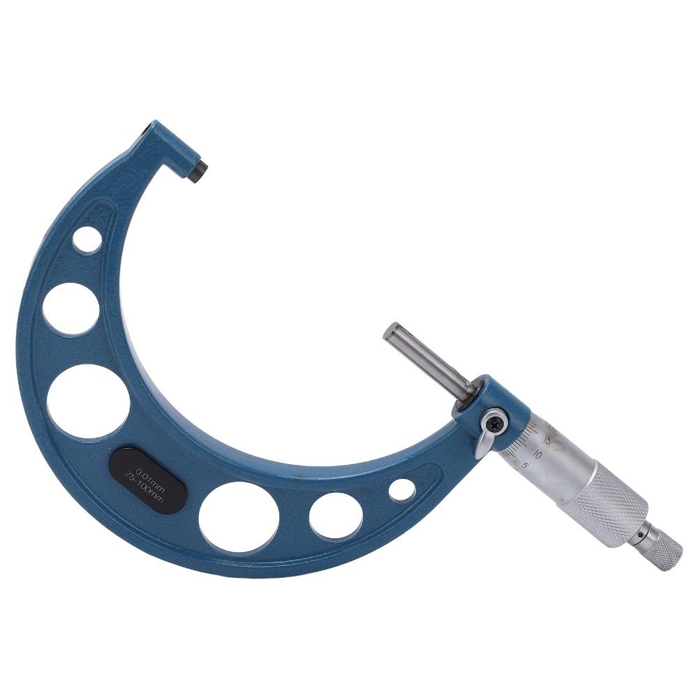 75-100mm Range Thickness Gauge 0.01mm Accuracy Precision Micrometer Measurement Application